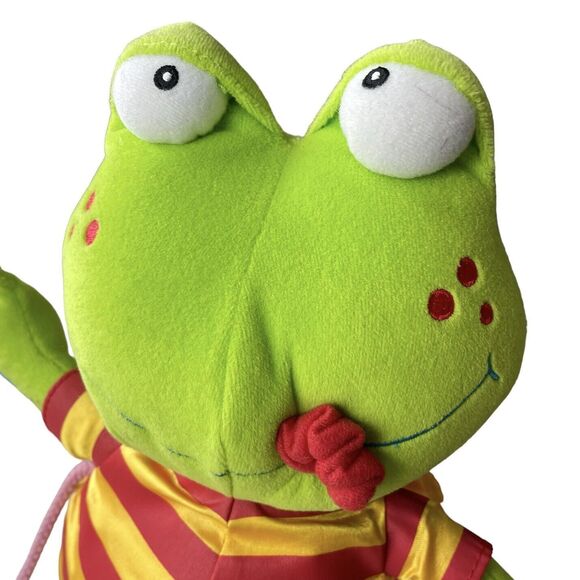 TOLO TOYS Mr Croak Frog Stuffed Animal Math Concept Learning Plush 18” - Picture 3 of 8